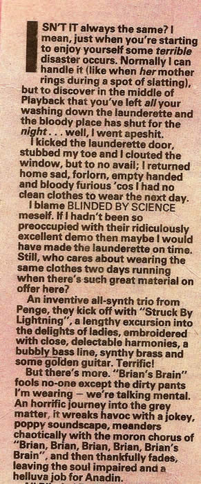 Blinded By Science. Blinded by Science press